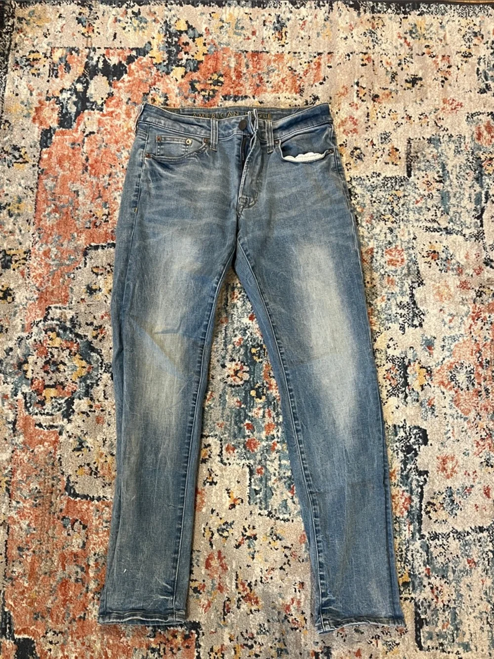 American Eagle Outfitters Light Blue Slim Straight Jeans
